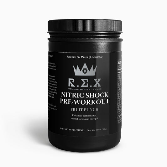 R.E.X - Nitric Shock Pre-Workout Powder (Fruit Punch)